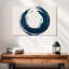Cercle abstrait sur toile-1550149507