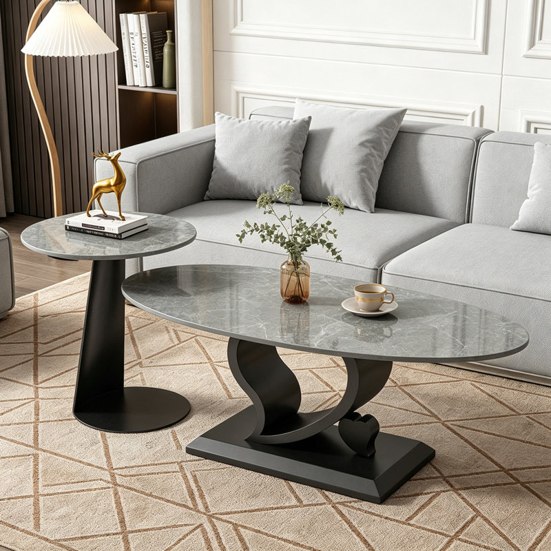 Teeken, Gray/Black, 17.71" H x 47.24" L x 23.62" W