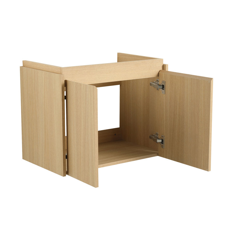 24 Inch Bathroom Vanity With Basin, Oak