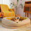  Lit pour chien lavable Donut, jaune ginkgo, taille XL-1591085576