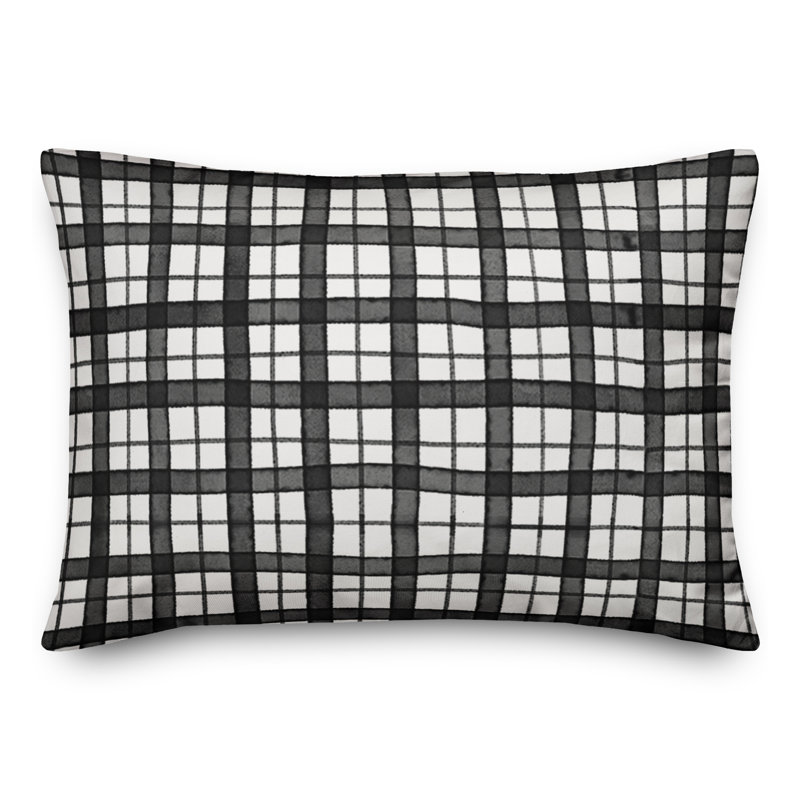 Plaid Reversible Throw Pillow