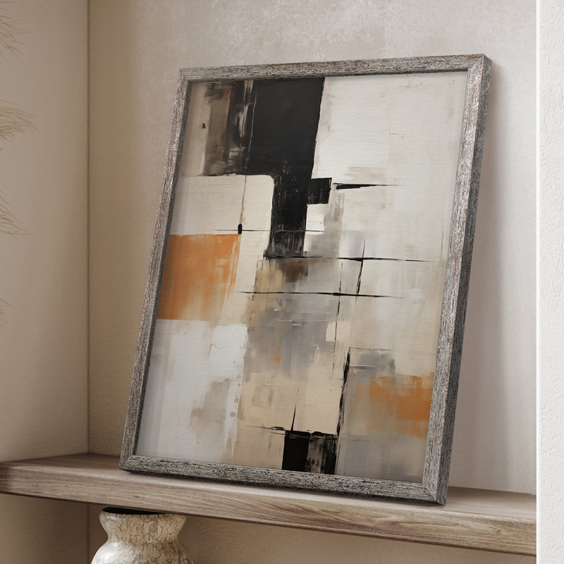 Reproduction encadrée ABSTRACT Series CECLXVI - bois massif, H 15 po x l 12 po
