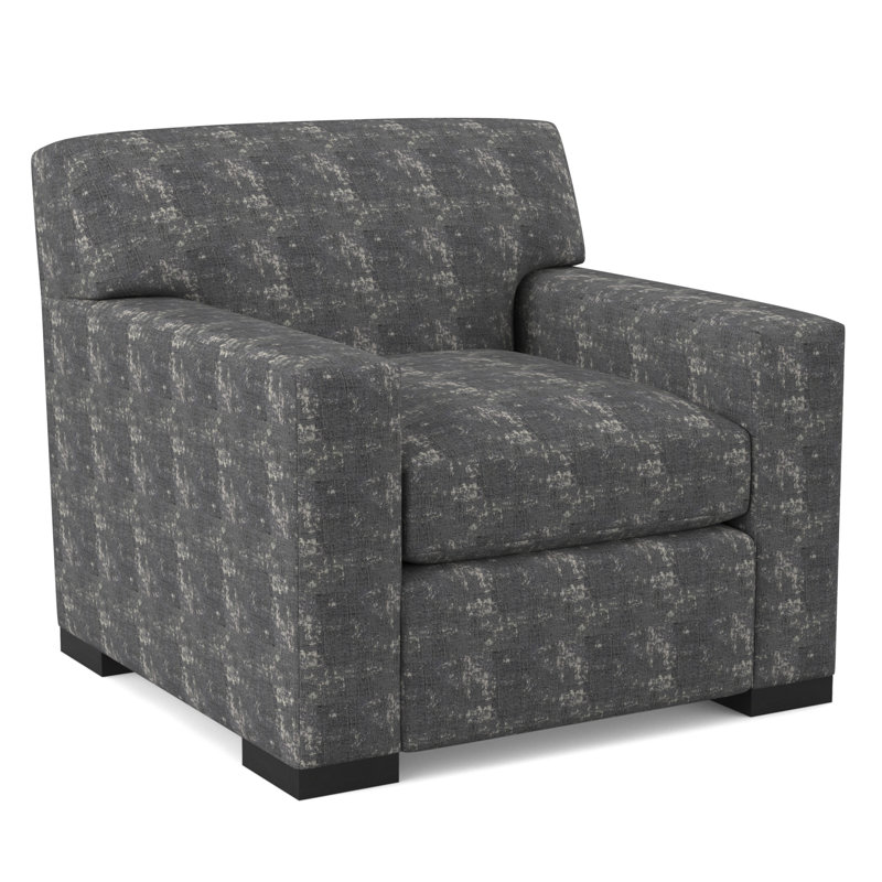 Elkins Armchair, Espresso, Elise Linen
