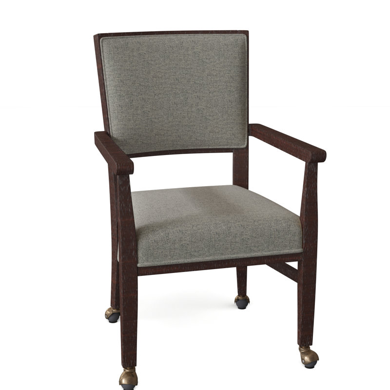 Chaise avec accoudoirs rembourrée Dilworth, 3160 platine, Montego Bay