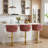 Swivel Adjustable Height Velvet Bar Stool-1220418869-1224472183