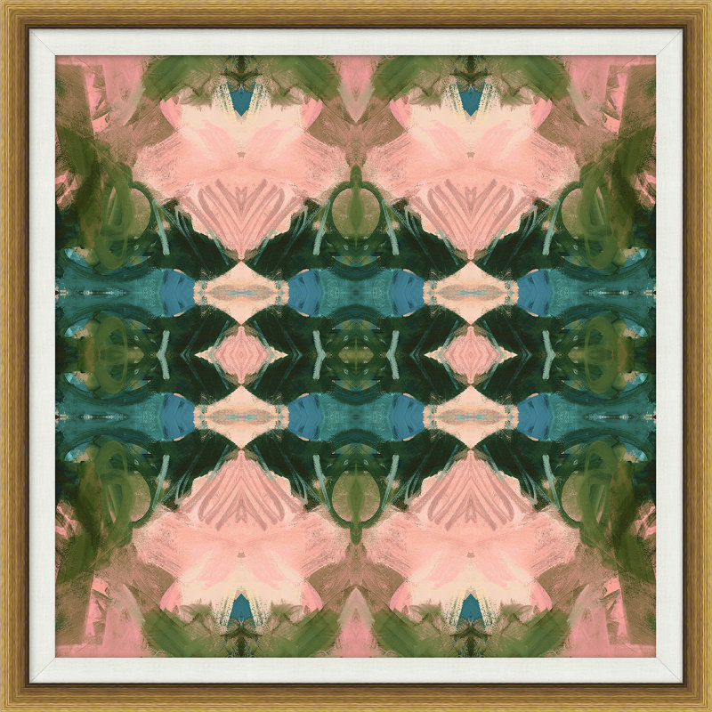 Peacock Kaleidoscope 4 Print