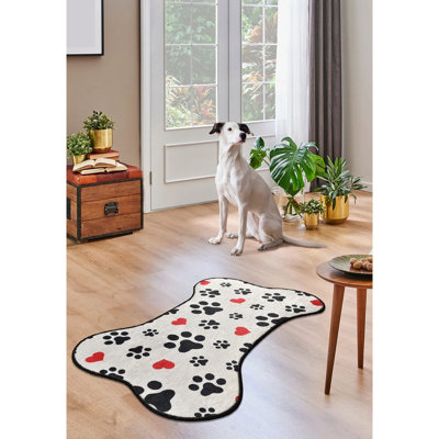 Entonio Animal Print Polyester Pet Bed