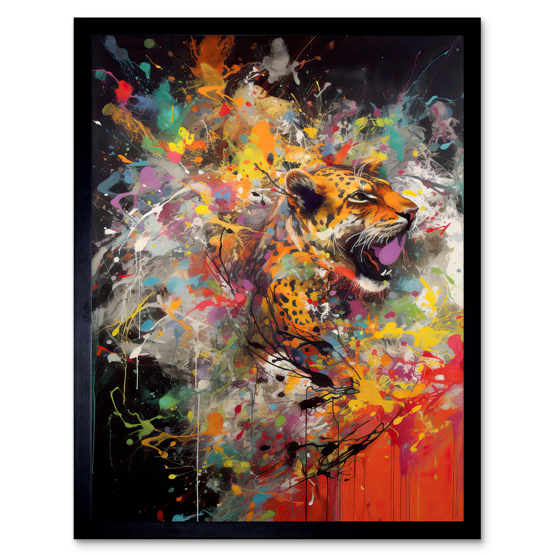 Arpin Unleash The Beast Action With Tiger - Single Picture Frame Print