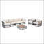 Ensemble de canapé modulaire en métal 7 pièces Modern Minimalist-809024371-809024373