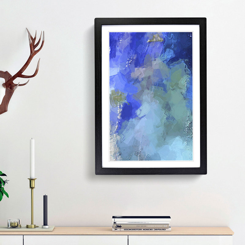 Your Way in Abstract - Picture Frame Graphic Art Print, 36cm H x 27cm W x 2cm D, Black Framed