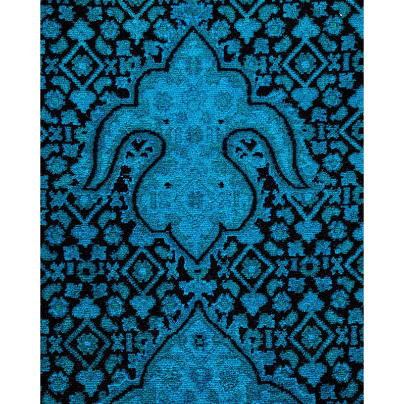 Fine Vibrance One-of-a-Kind 8'1" X 10'5" Hand Knotted Area Rug
