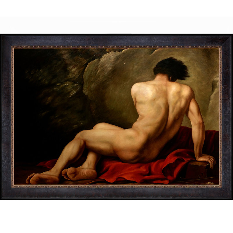 "Patroclus, 1780" par Jacques-Louis David-reproduction d’art sur toile encadrée, H 30 po x l 42 po x P 2 po