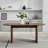 70.86'' Oval Dining Table With Double Pedestal, Modern Dining Table For Dining Room/Kitchen-748726869