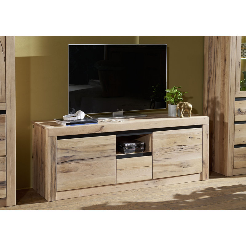 Montreux Unfinished TV Stand for TVs up to 70, Bianco