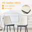 Table ronde de 31,5 po avec base en sablier et 2 chaises rembourrées en similicuir-526530819