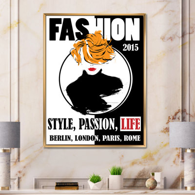 " Style Passion Life Fashion Girl V "