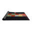 Tapis noir/orange/jaune contemporain-2066083151