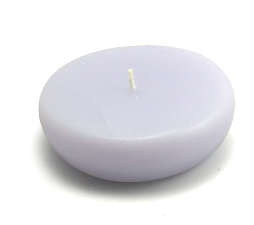 Ensemble de bougies flottantes non parfumées, Hauteur 0,75 po x diamètre 2,25 po, Jaune, Ensemble de 96