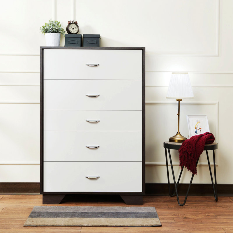 Muskego Dresser, White/Espresso