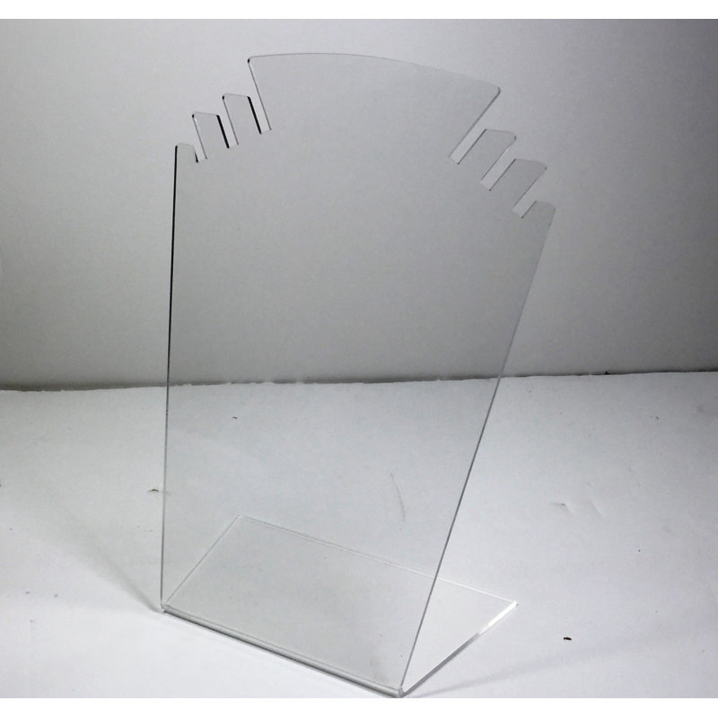 Présentoir à bijoux en plexiglas transparent