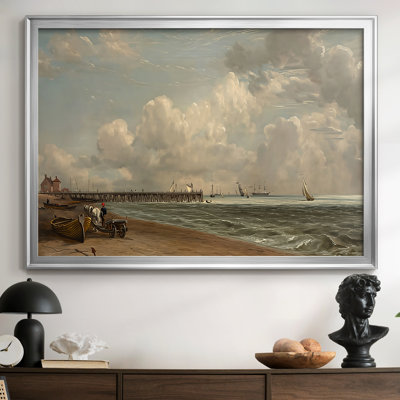Chain Pier, Brighton-John Constable-Framed Gallery Wrapped Canvas-1827