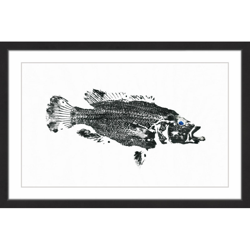 « empereur bass », reproduction d’art encadrée, H 16 po x l 24 po x P 1,5 po