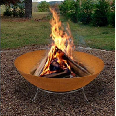 Millersburg Round Cast Iron Charcoal Smokeless Fire Pit