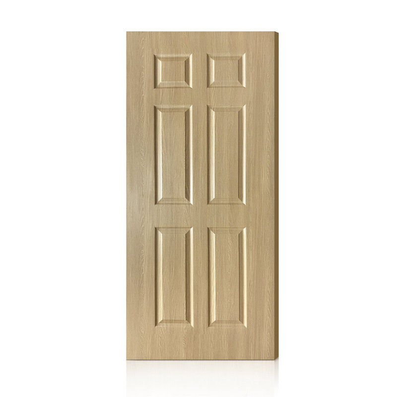 Porte intérieure 6 panneaux à âme creuse, 30 po x 80 po, Brun