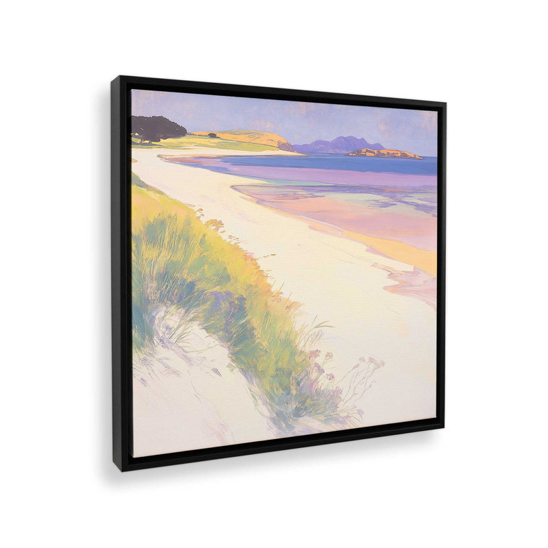 «White Sands Cove II» par Walker Noble, reproduction d'art sur toile, H 30 po x l 30 po, Noir