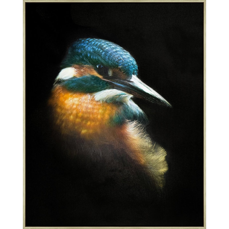 Moonlit Perch Canvas Wall Art