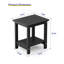 Table d'appoint d'extérieur 16,25 po x l 12,59 po Rosibel-930314076
