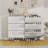  Fluted Hidden Shoe Storage Cabinet with 3 Flip Drawers