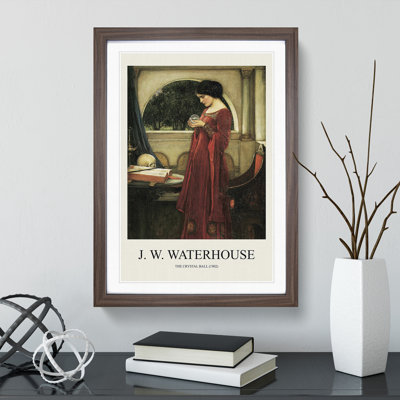 The Crystal Ball by John William Waterhouse - Framed Print