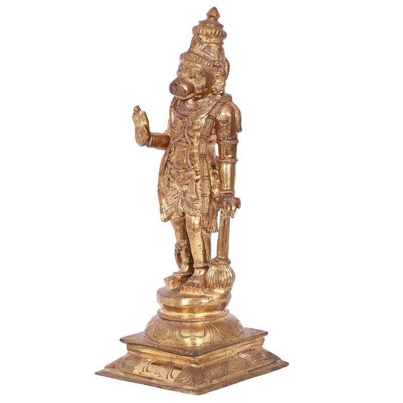 Figurine Sankat Mochan Hanuman debout