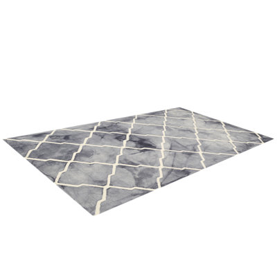 Geometric Wool Hand Woven Area Rug
