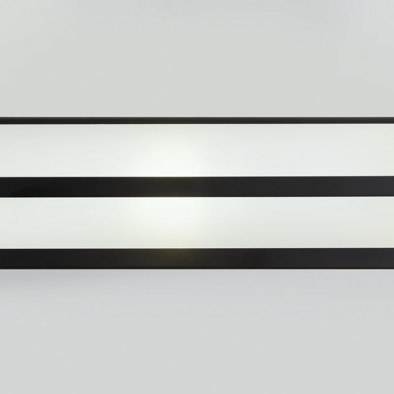 Vanity Light, Midnight Black, 2, 7"H x 24"W x 4.88"D