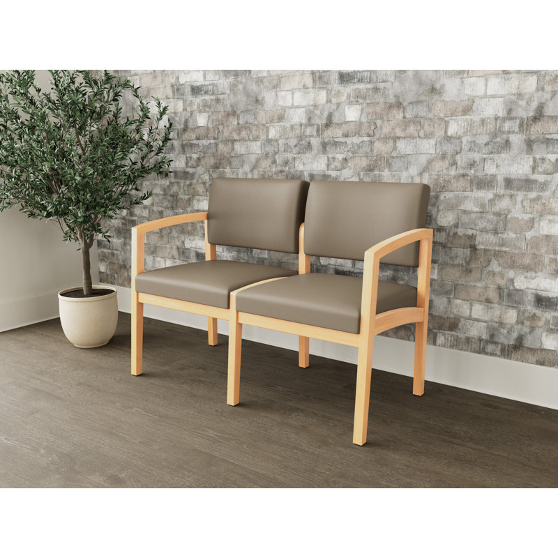 Lenox 2-seater tandem chair, Naturel, Modena blé