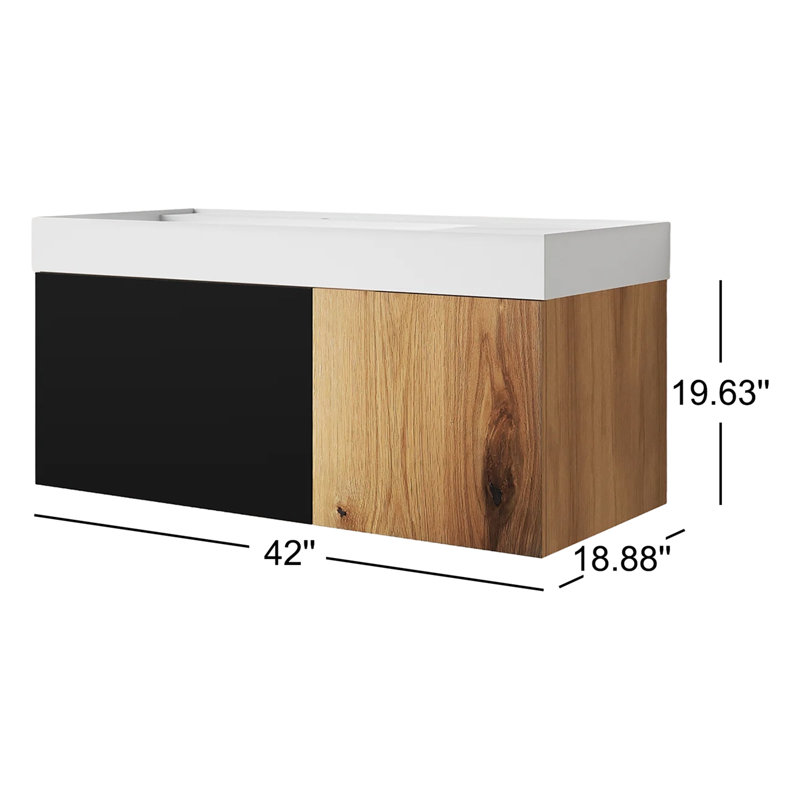 Lugano 42” W Single Wall-Mounted Vanity