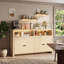 Buffet/meuble de rangement de 55 pouces avec 4 portes-1532239347