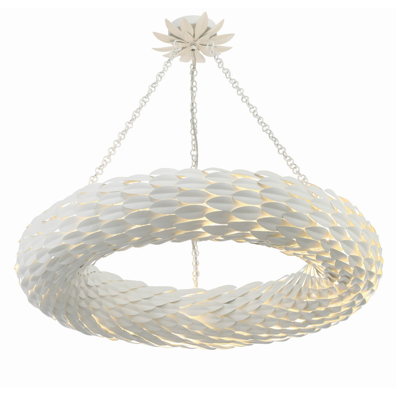 Luminaire suspendu roue de chariot, 8