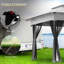 Pavillon de jardin pliable facile à installer, abri de jardin escamotable avec filet à fermeture éclair, sac de transport