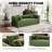 Comfy Corduroy Convertible Sofa Bed - Folding Floor Futon Sleeper with Pillows, Boneless Lounge Loveseat for Living Room Bedroom,Dark Green-142675147