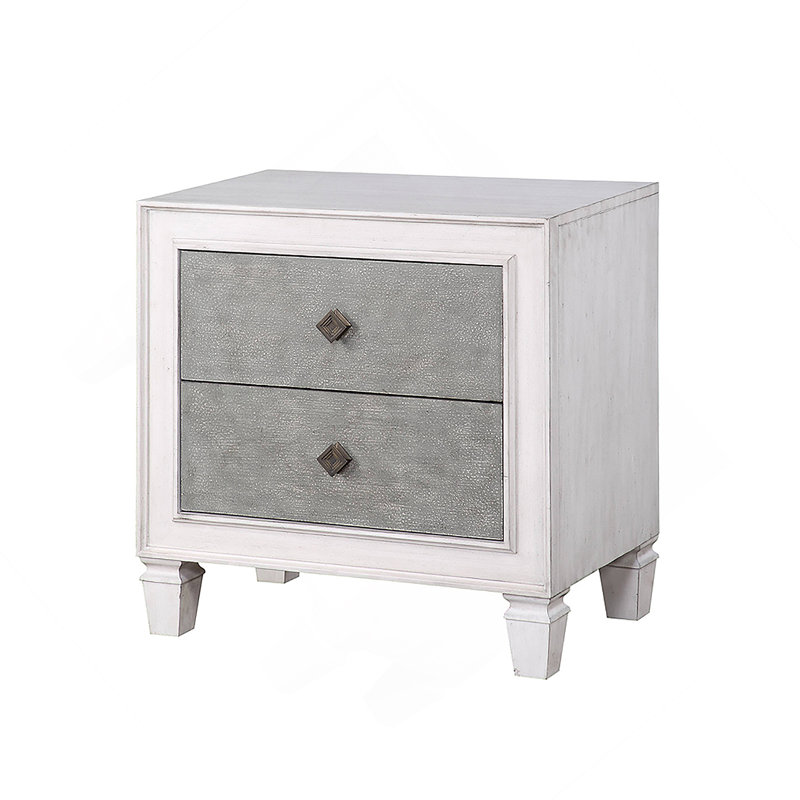 Nightstand In Rustic Finish
