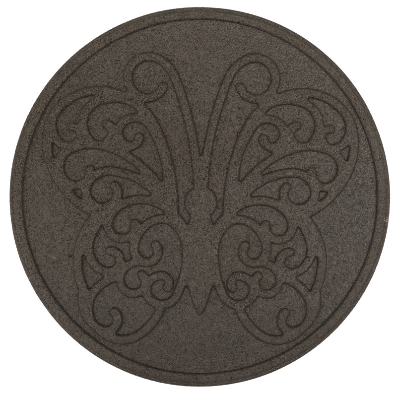 STEPPINGSTONE-BUTTERFLY Rubber Stepping Stone