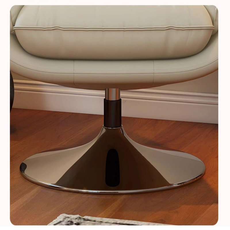 Thede, Silver, Milky White Faux Leather