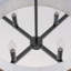 4-Light Dimmable Drum Chandelier