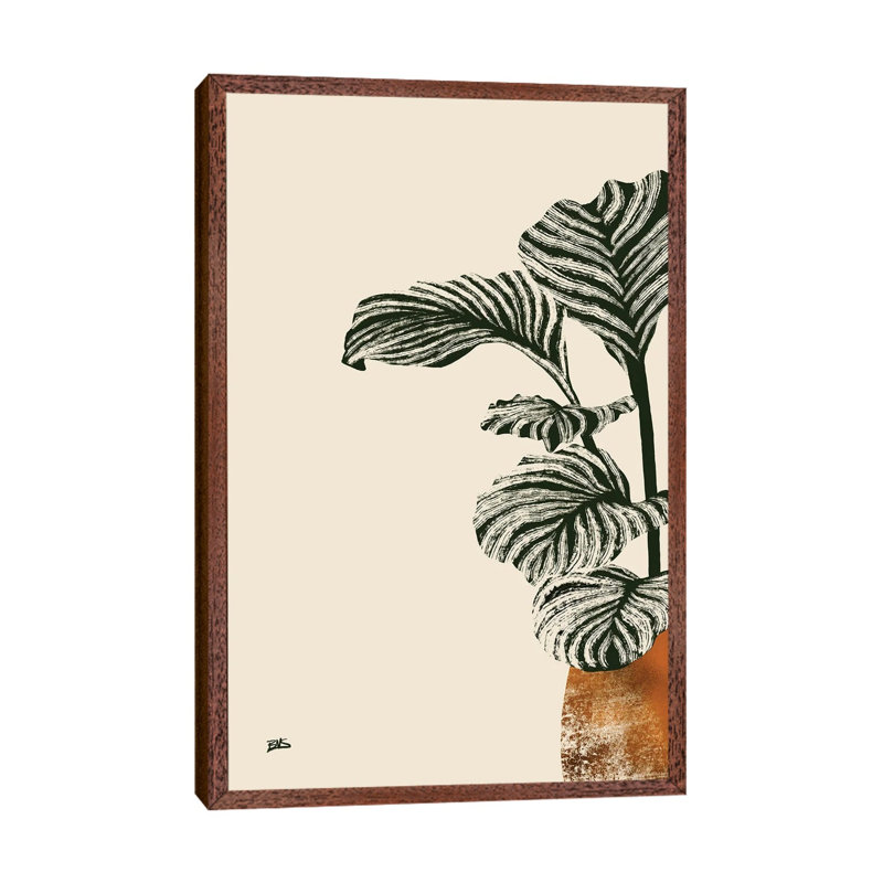 Calas I by Bria Nicole - Print on Canvas, Classic Brown Wood Framed Canvas, 66.04 cm H x 45.72 cm W