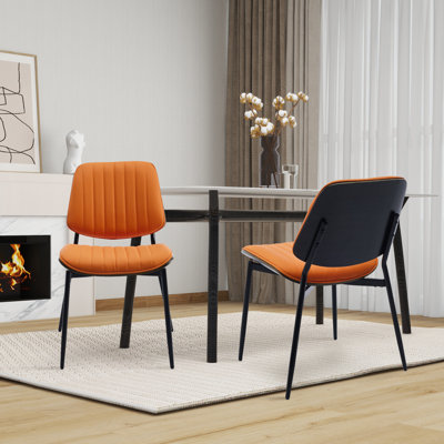 Chaise de salle à manger rembourrée Lashanay