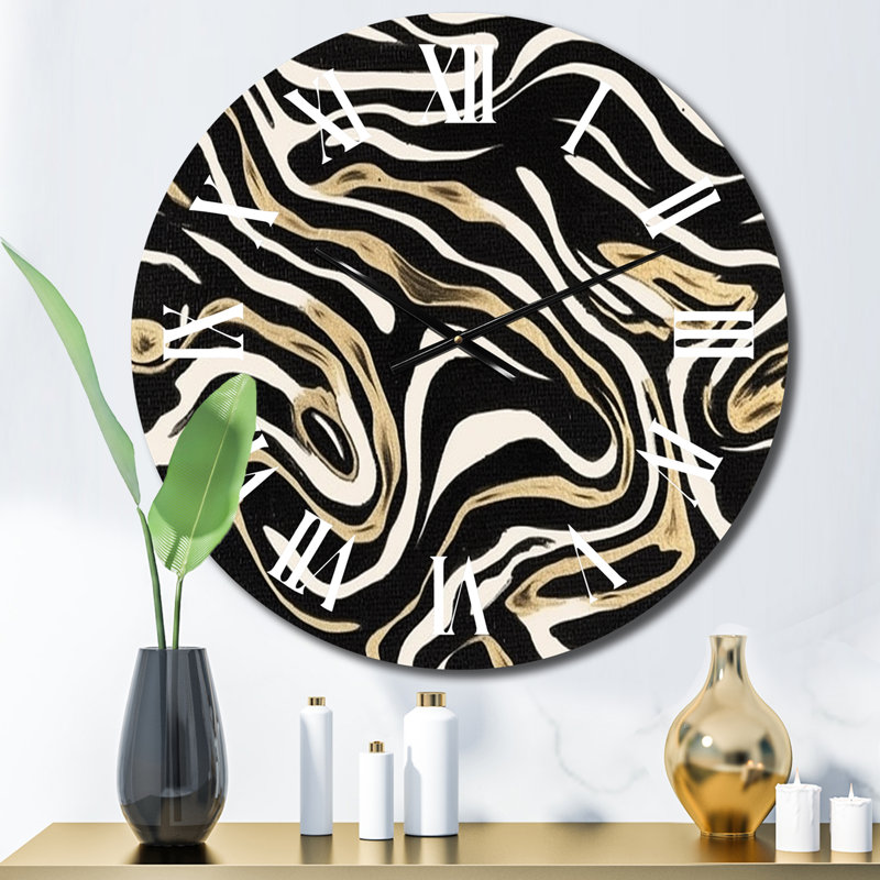 Horloge murale Wild Wave Bliss, Moyenne