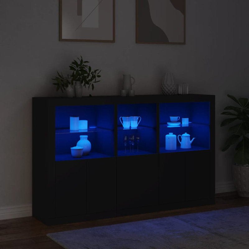 Azilda 162cm Sideboard, Black